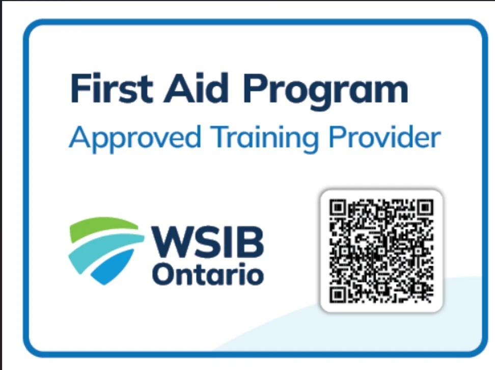WSIB Ontario First Aid Program Approved Training Provider badge